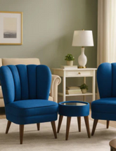 Azure Bedroom Chair